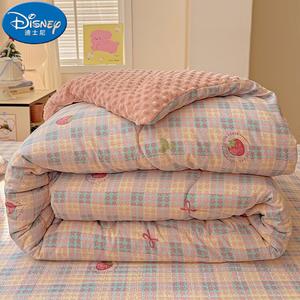 Disney Детское одеяло 200х230 см, 5 кг, утепленное, хлопковое, цвет Rainbow Strawberry