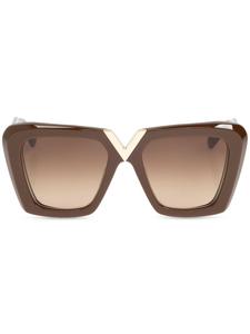 Солнцезащитные очки в большой оправе VALENTINO GARAVANI EYEWEAR, коричневый