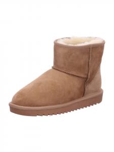 Коричневые ботинки на шнуровке ara