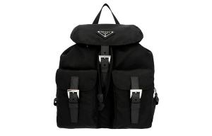 Нейлоновый рюкзак унисекс черный PRADA