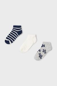 Детские носки 3 пары Mayoral, серый