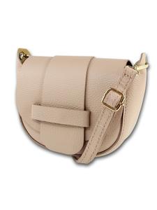 Кожаная сумка через плечо, сумка Toscanto розовая, примерно 19 см Toscanto