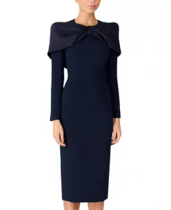 Коктейльное платье Пенни Лав Jenny Packham, синий