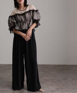 Платье-брюки, платье для вечеринки в знак благодарности, платье для мамы, свадебное платье, вечернее платье, платье для приглашения, платье для особого случая, платье для встречи выпускников Pourvous, цвет Black