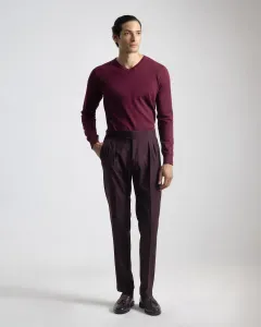 Брюки гуркха для мужчин slim fit бордовые PuroEgo, бордовый