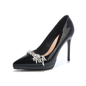 Женские туфли на высоком каблуке JIUXINGDAO, Black