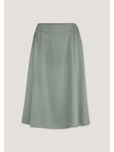 Юбка Hessnatur SAXCELL длиной до колена из лиоцелла матового зеленого цвета