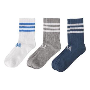 Носки полосатые логотипы спортивные повседневные носки унисекс 3 пары Adidas, мульитколор