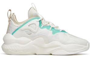 Кроссовки для скейтбординга Bastard женские с низким верхом цвета слоновой кости, белые/молодежные, зеленые/зернистые, бежевые Anta