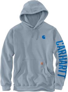 Толстовка Carhartt мужская Rain Defender Loose Fit Midweight C Graphic, Neptune