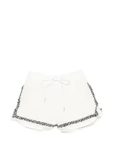 Шорты с кулиской Sacai, белый