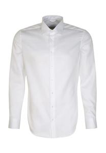 Рубашка делового покроя с воротником-стойкой Kent Seidensticker, белый