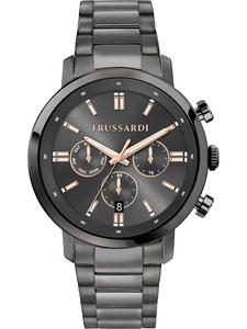 Trussardi Аналоговые часы в сером цвете