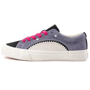 WANSWER Низкие кроссовки для скейтбординга с амортизацией, противоскользящие, износостойкие, унисекс, черные, фиолетовые, красные