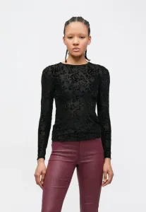 Футболка с длинными рукавами и круглым вырезом Gap, Black