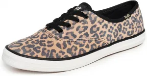 Женские кеды Keds Champion на шнуровке из холста, черный