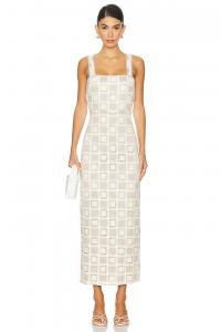 Анна макси платье Tularosa, цвет nude