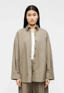 Блузка платани на пуговицах Mm By Maxmara, Corno Grigio Verde