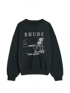 Свитер с графическим принтом "I Need A Getaway" RHUDE, черный