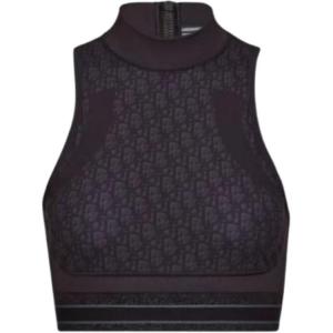 Топ без бретелей женский черный DIOR