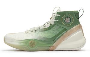 Баскетбольные кроссовки AG3 Pro мужские с высоким берцем цвета бирюзовый зеленый/бледно-лаймовый синий 361°