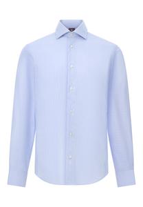 Рубашка на пуговицах классического кроя Boggi Milano, светло-голубой