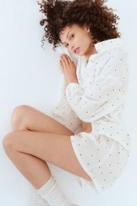 Пижама с топом и шортами H&M, мультиколор