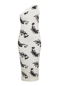 Платье myMo CO-BRANDED WITH EBEEZA, Wollweiss/Schwarz/White