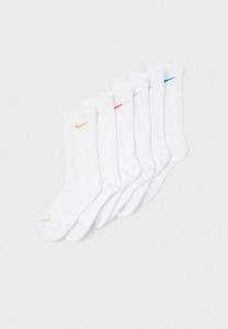 Носки Nike Performance EVERYDAY PLUS CREW UNISEX 6 PACK, White/Red/ Blue/Gold Coloured/Silver Coloured/White