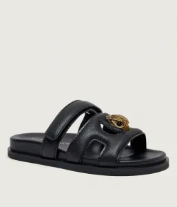 Кожаные тапочки EAGLE Kurt Geiger, черный