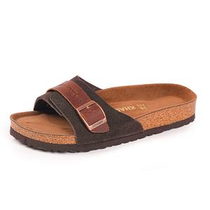 Khadgar Женские шлепанцы на пробковой подошве EVA - тёмно-коричневые, цвет Dark Brown