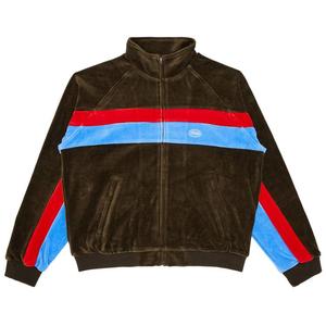 Куртка Supreme x Martine Rose Velour Track Jacket 'Brown', коричневый