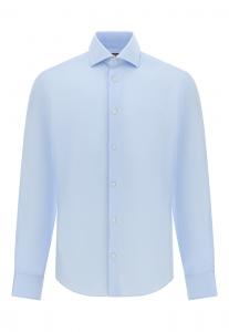 Рубашка делового покроя Regular Fit Boggi Milano, светло-голубой