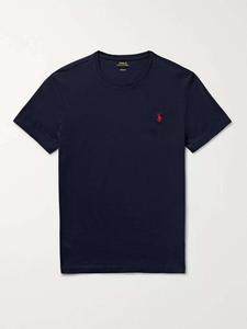 Футболка из хлопкового джерси POLO RALPH LAUREN, нави