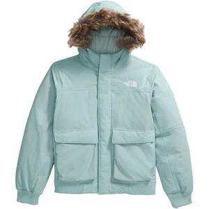 Утепленная курка mint green для подростков THE NORTH FACE, зеленый