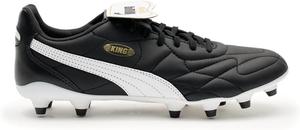 Футбольные бутсы Puma King Top Firm для мужчин, для игры на искусственном газоне, белый/черный