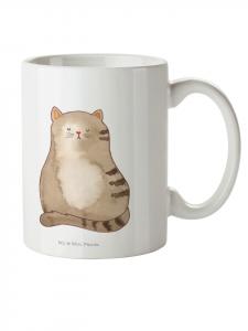 Детская кружка Кот сидит молча в белом Mr. & Mrs. Panda