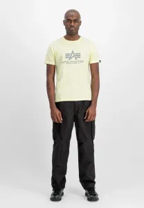 Футболка с принтом Alpha Industries, Retro Yellow