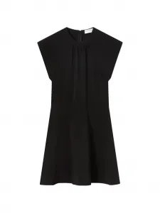 Платье со сборками STELLA MCCARTNEY, черный