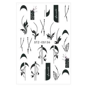 Наклейки для тонких ногтей, самоклеящиеся, Stz-cs136 MollyLac, Molly Lac