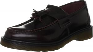 Унисекс лоферы Dr. Martens Adrian без шнурков, красный