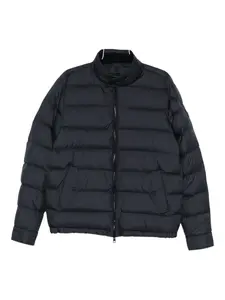 Стеганая куртка на молнии Moncler, синий