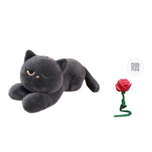 XUANBEIBEI Черный кот и серый кот плюшевые куклы высота 60см/90см/120см