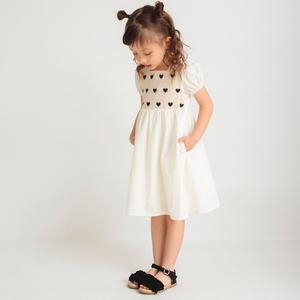 Платье с вышивкой в виде сердечек Branshes, цвет Ivory