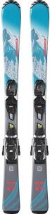 Детские горные лыжи Nordica Team G с креплениями JR FDT, Blue