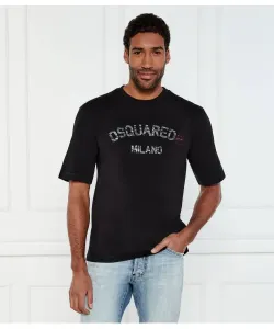 Футболка Loose fit Dsquared2, черный