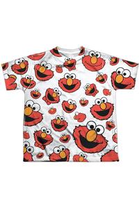 Футболка с коротким рукавом для детей с изображением Элмо из "Улицы Сезам" Gildan, белый