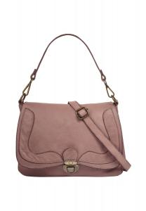 Сумка через плечо, натуральная кожа, производство Италия Samantha Look, цвет Alt Rosa