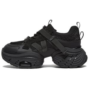 Кроссовки женские толстые низкие Basto, черный