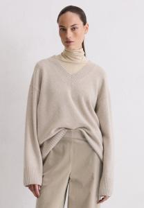 Джемпер Marc O'Polo V-NECK RELAXED , Chalky Mauve Melange/Light Grey